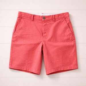 Calvin Klein Coral Chino Shorts Men’s 31 Flat Front 9” Inseam